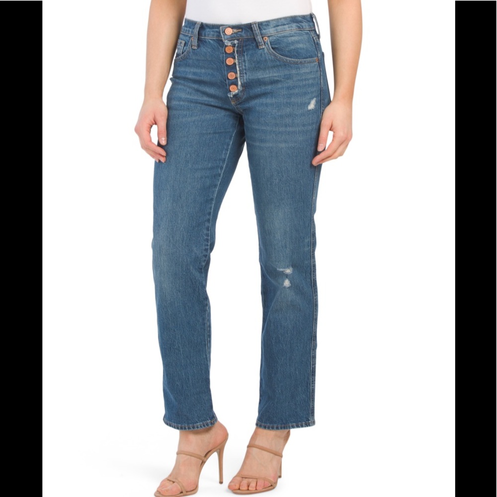 New Lucky Brand MidRiseAuthenticStraight JeansSz4